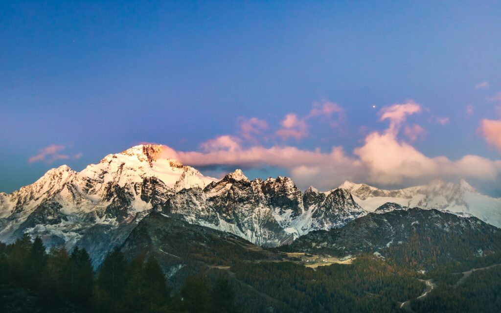 mountains in northern Italy
